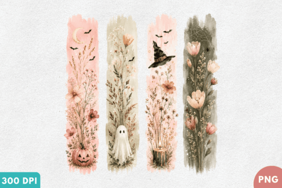 Download Halloween Brushstroke PNG, Halloween Wat - Premium Resources