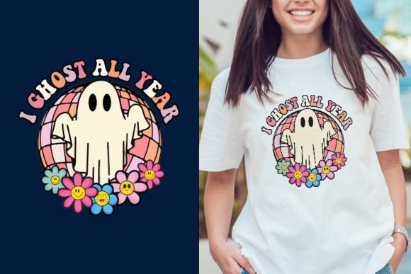Download I Ghost Retro Halloween Svg Design - Halloween svg design Collection