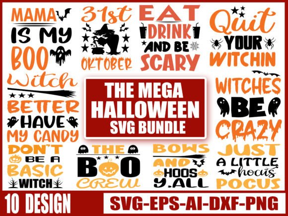 Download Halloween SVG Design Bundle [FREE] - Halloween svg design Collection