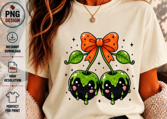 Download Poison Apple Cherries PNG Halloween - Premium Resources